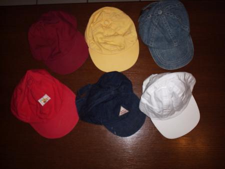 lot de 6 casquettes